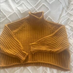 H&M Mustard Yellow Turtle Neck Sweater